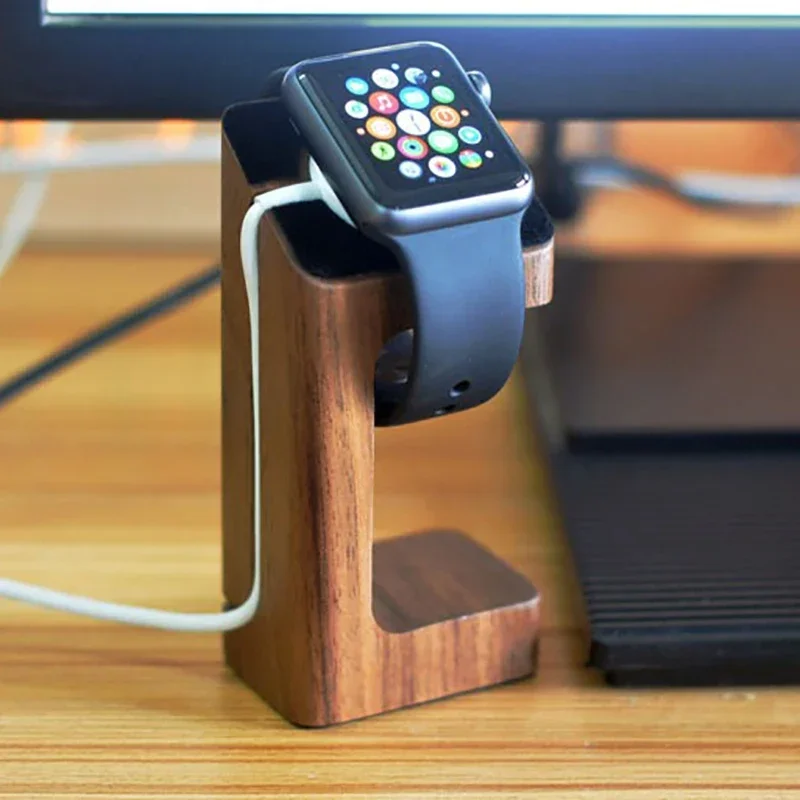 Smartwatch Watch Accessories - Holz Apple Watch Ladegerät Ständer Smartwatch
