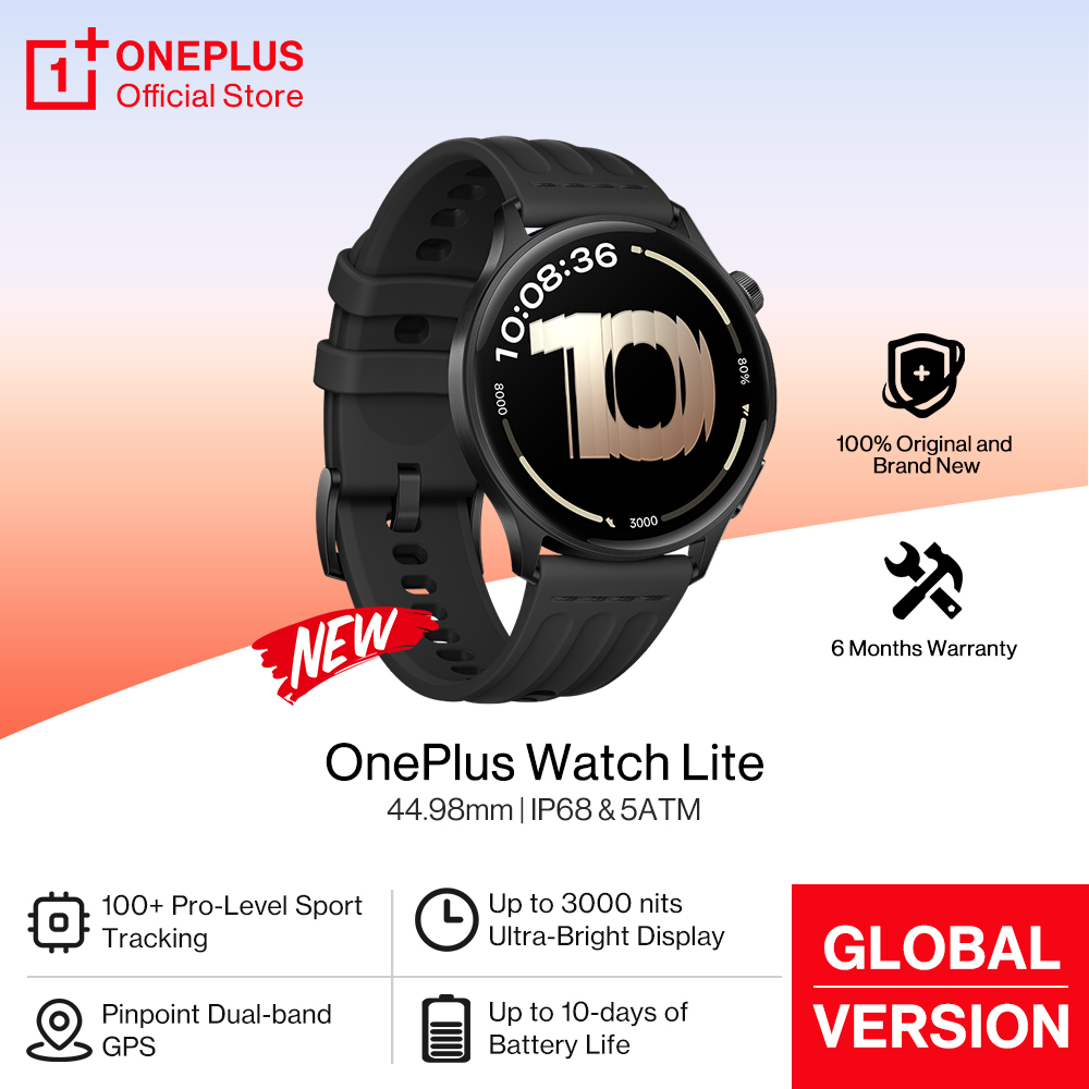 Smartwatch X - Weltpremiere OnePlus Watch Lite Smartwatch Globale
