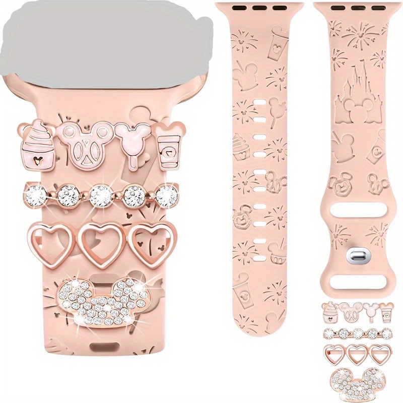 Smartwatch Watch Accessories - Entzückende Uhrenarmband-Charms mit Cartoon-Motiv und dekorativen