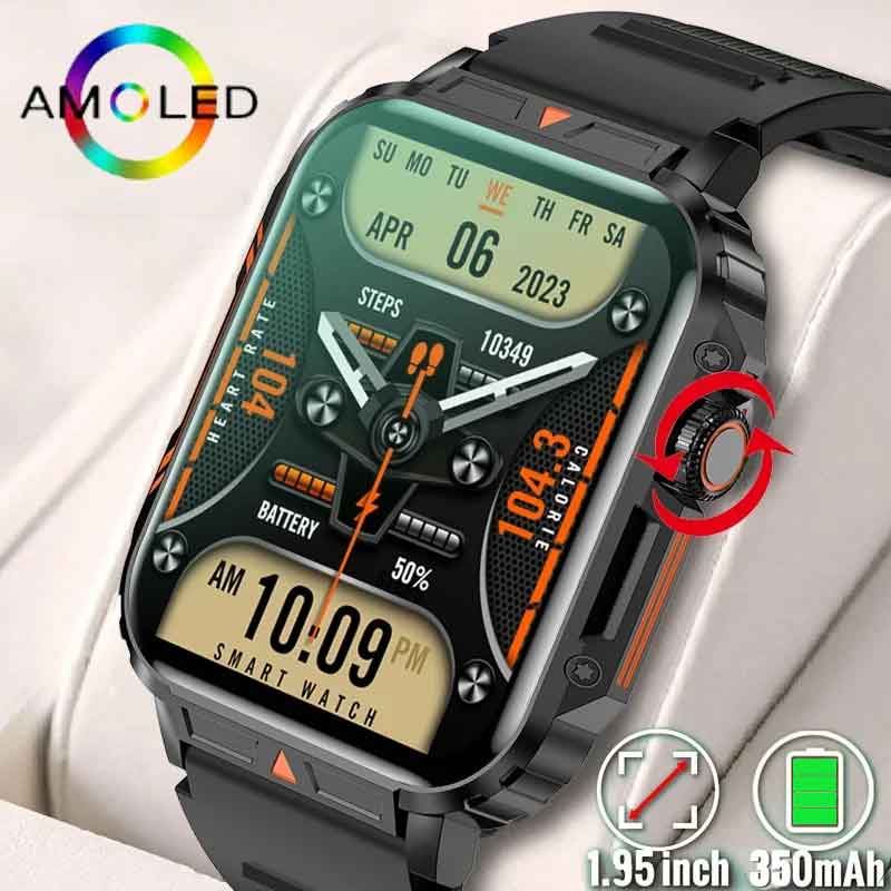 Smartwatch Faces - 1,91 Outdoor Militär Smartwatch Männer Bluetooth