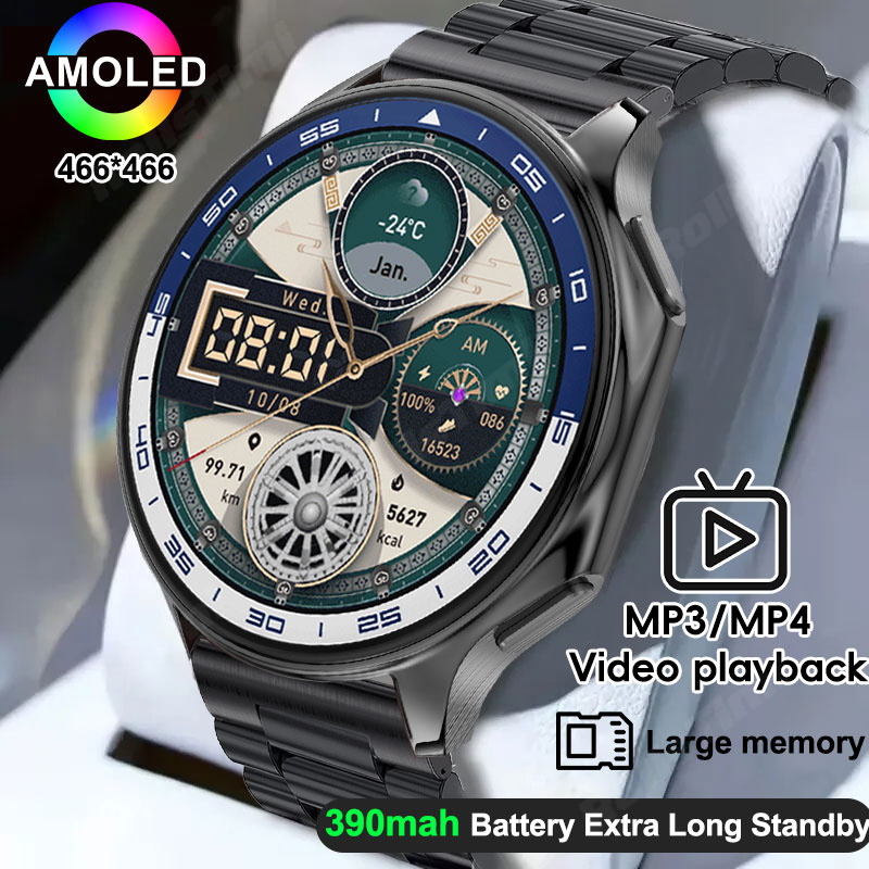 Smartwatch X - 1,43 AMOLED Smart Uhr 3D Surround
