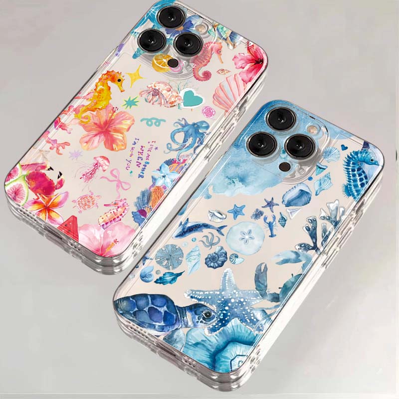 Samsung Galaxy A55 - Sommer Cartoon Schildkröte Muster Telefon Fall