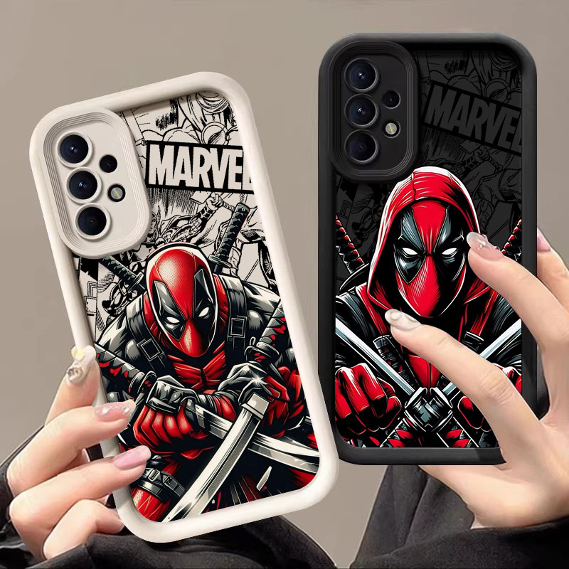 Samsung Galaxy A55 - Swordsman Deadpool Marvel Hülle für Samsung