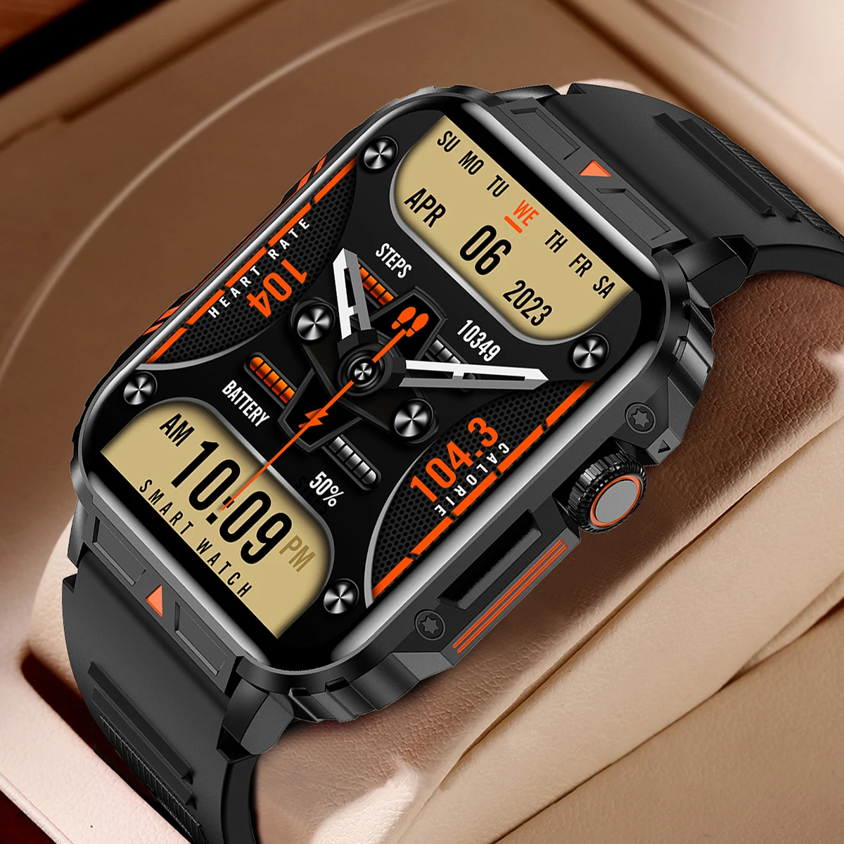 Smartwatch Faces - 2026 Luxus Militär Smartwatch für Herren
