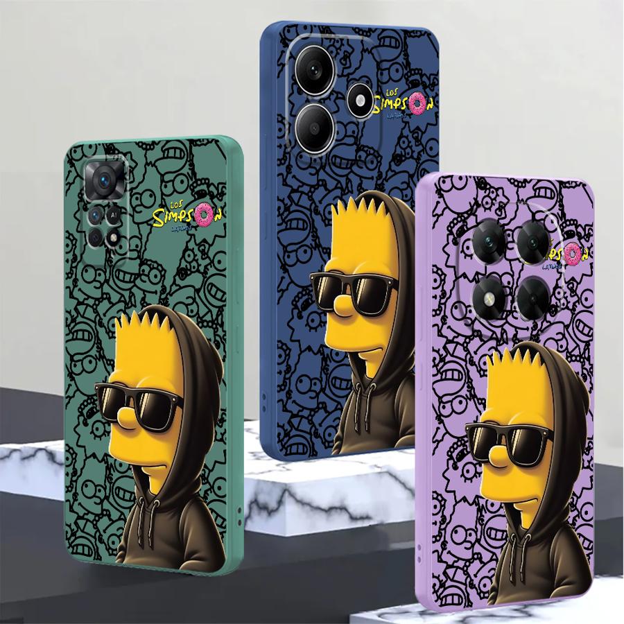 Xiaomi Redmi Note 14 - Die Simpsons Coole Bart Hülle für
