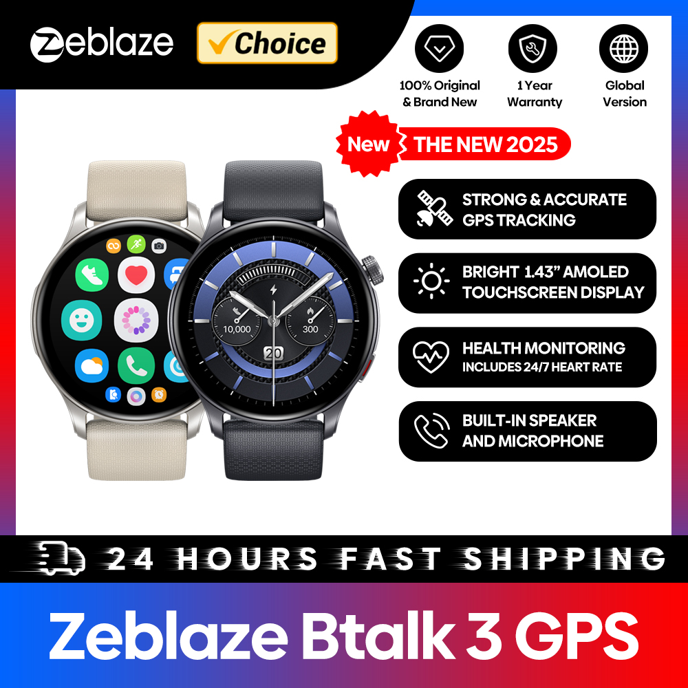 Smartwatch X - Neue Zeblaze Btalk 3 GPS-Smartwatch, 1,43