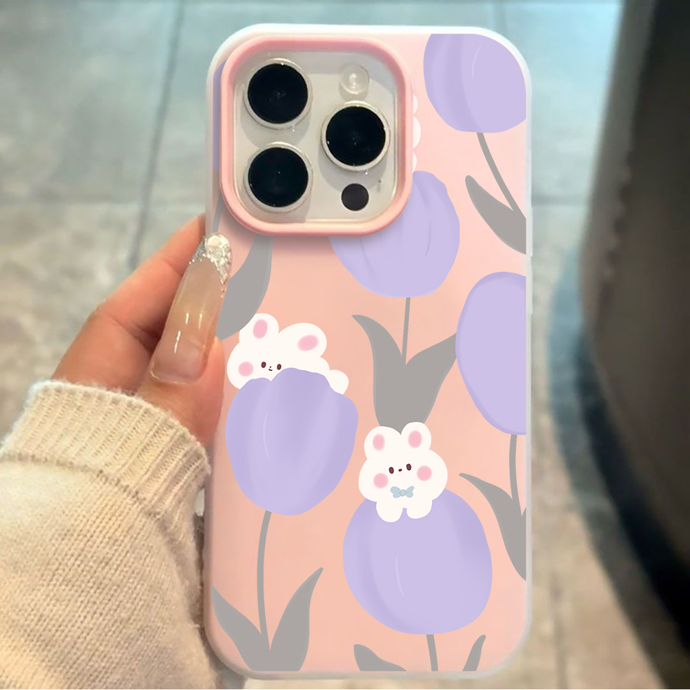 Xiaomi Redmi Note 14 - Weiche Lavendel-Tulpen Handyhülle für Xiaomi Redmi