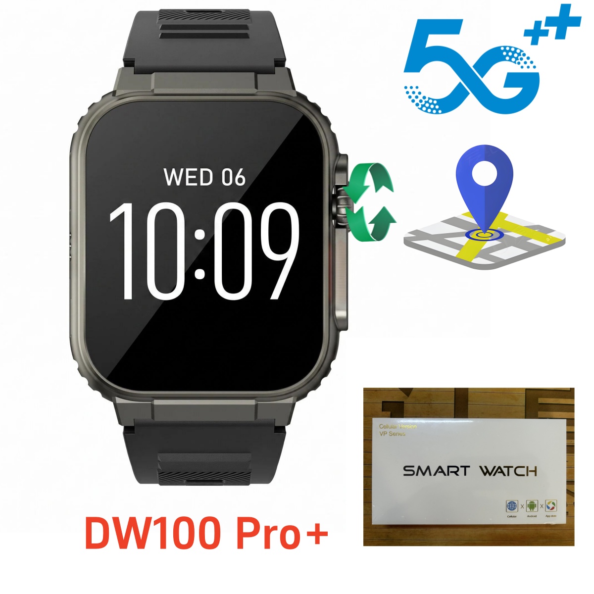 DW100 Pro Plus Touch ID Smartw – Smartwatch Id Bewertung und Preis