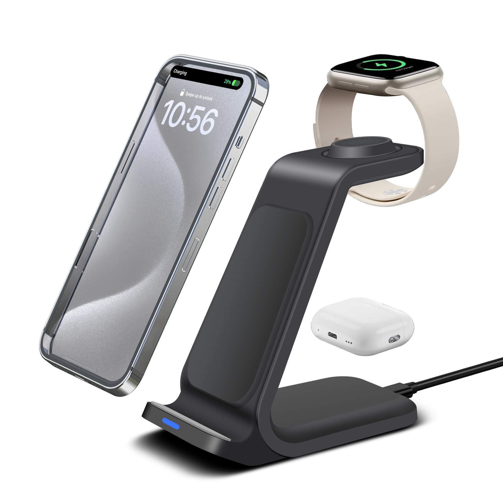 3-in-1-Ladestation für iPhone, – Smartwatch X Bewertung und Preis