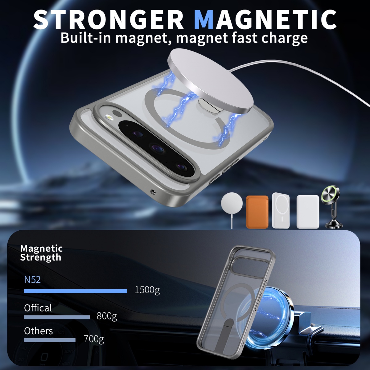 Hybrid stoßfeste magnetische S – Magnetic Charging Stand Bewertung und Preis