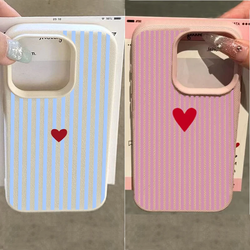 Bunte gestreifte Herz-Hülle fü – Realme Note 50 Bewertung und Preis
