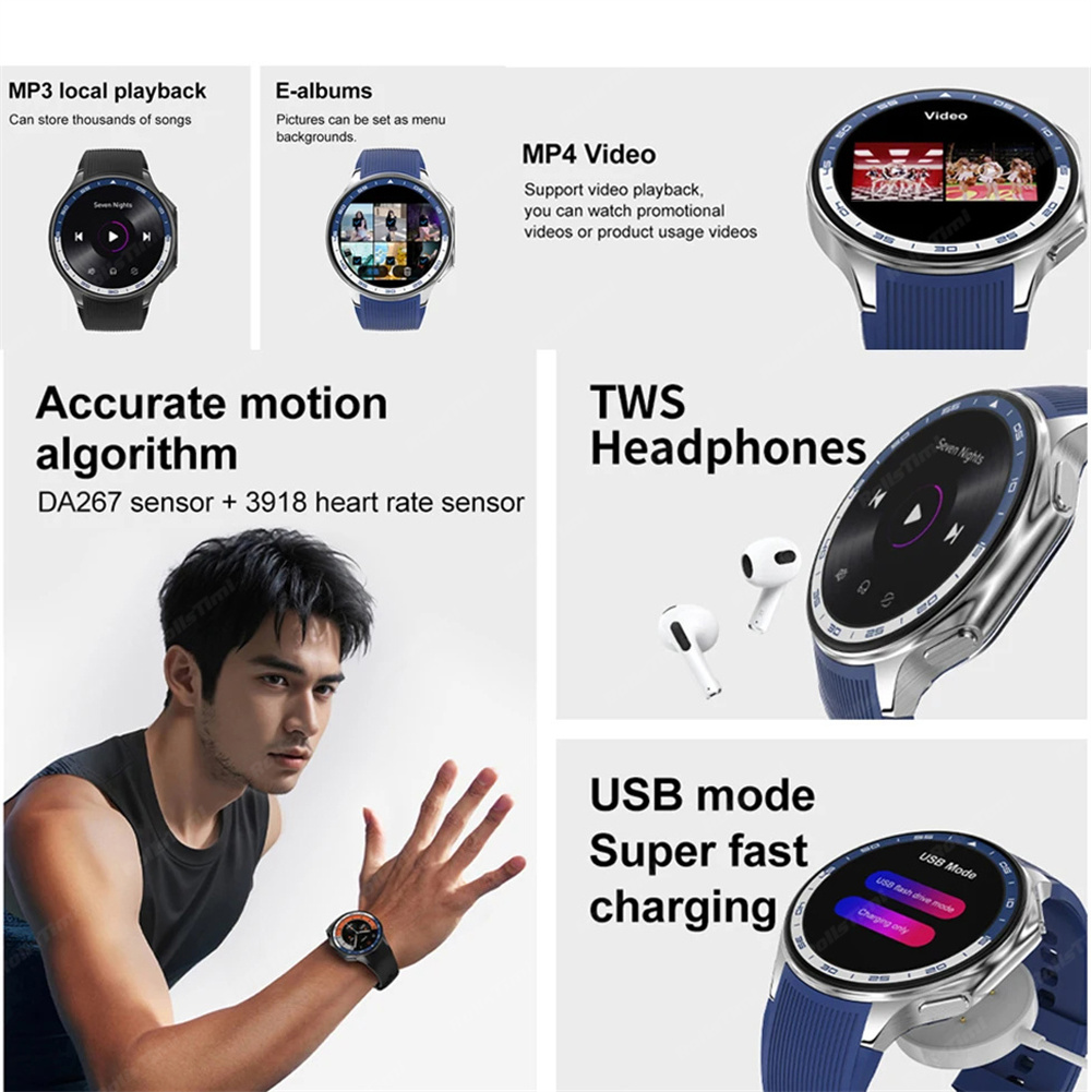 1,43 AMOLED Smart Uhr 3D Surro – Smartwatch X Bewertung und Preis