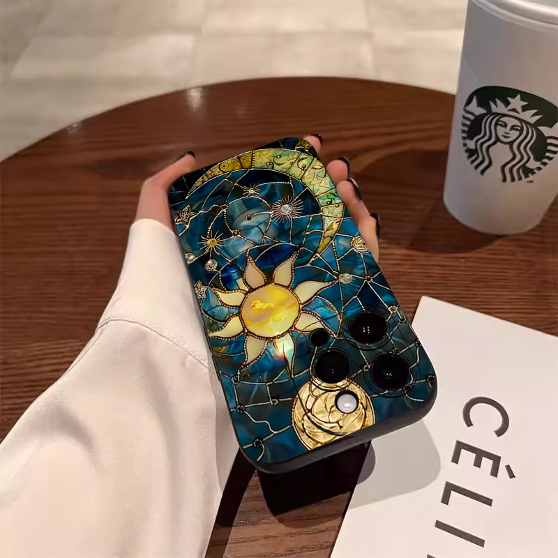 Ästhetische Sonne-Mond-Print H – Samsung Galaxy A55 Bewertung und Preis