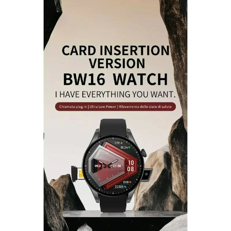 Neue 4G Smartwatch BW16: WiFi  – Smartwatch Id Bewertung und Preis