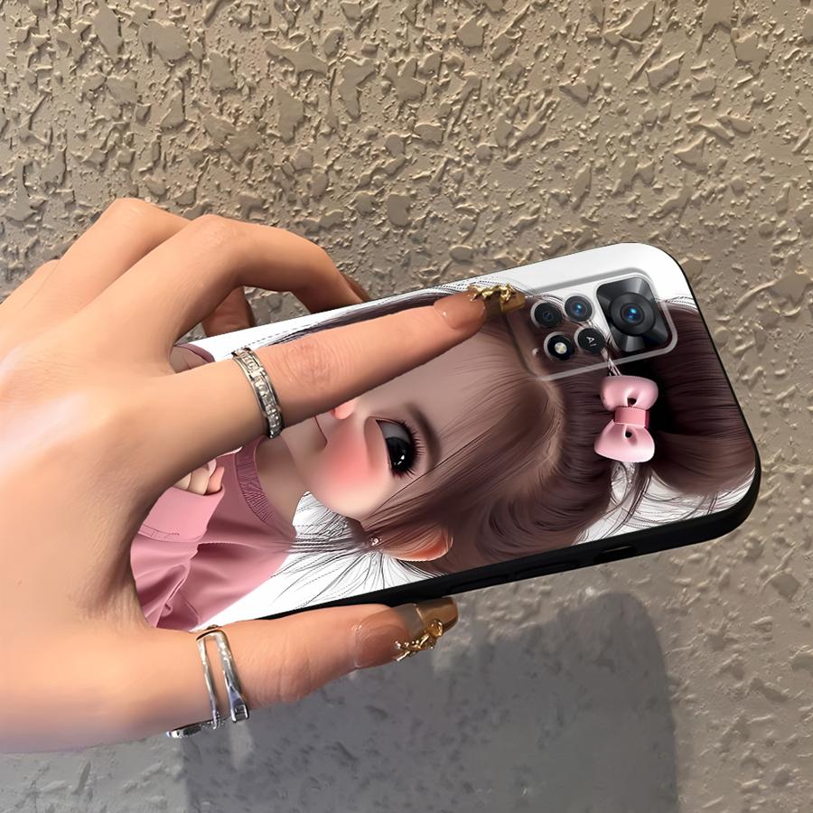 Cartoon-Mädchen-Muster Handyhü – Xiaomi Redmi Note 14 Bewertung und Preis
