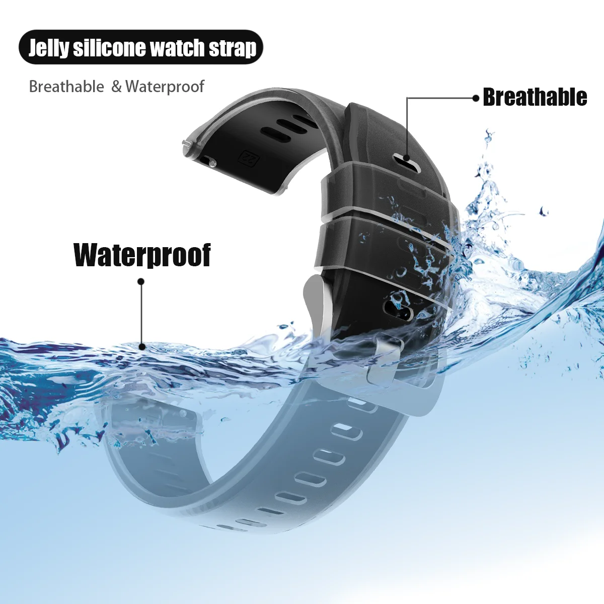 Durchscheinendes Silikonarmban – Xiaomi Smartwatch S3 Accessories Bewertung und Preis