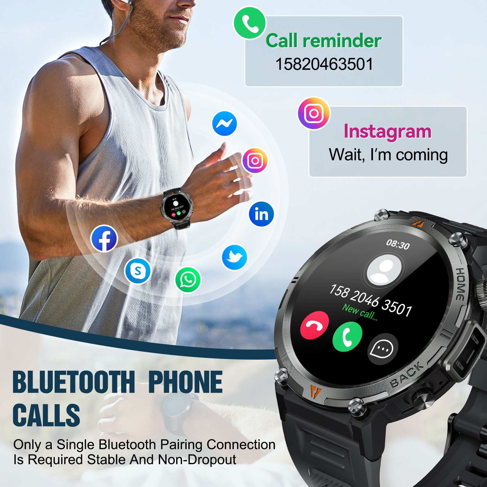EIGIIS KE3 Bluetooth Anruf Sma – Smartwatch Faces Bewertung und Preis