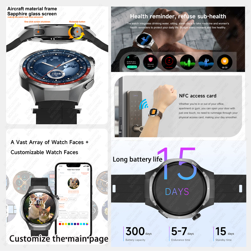 2026 Neue BOXUXING Uhr 5MAX Sm – Smartwatch Faces Bewertung und Preis