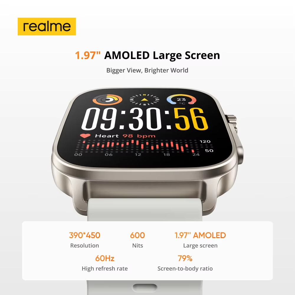 Globale Version Realme Watch 5 – Smartwatch Faces Bewertung und Preis